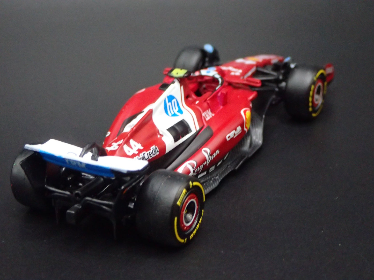 FERRARI F1 RACING SF25 #44 2025 LEWIS HAMILTON 44 1:64 SCALE DIECAST MODEL CAR