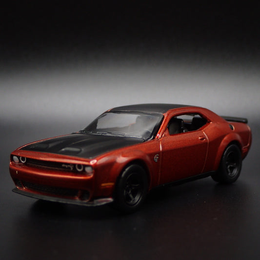 2021 21 DODGE CHALLENGER SRT HELLCAT SUPER STOCK 1/64 SCALE DIECAST MODEL CAR-Burning Rubber Toy Company