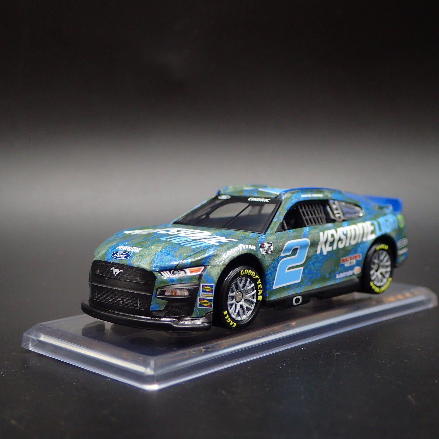 2022 FORD MUSTANG #2 AUSTIN CINDRIC KEYSTONE LIGHT NASCAR 1:64 SCALE DIECAST CAR