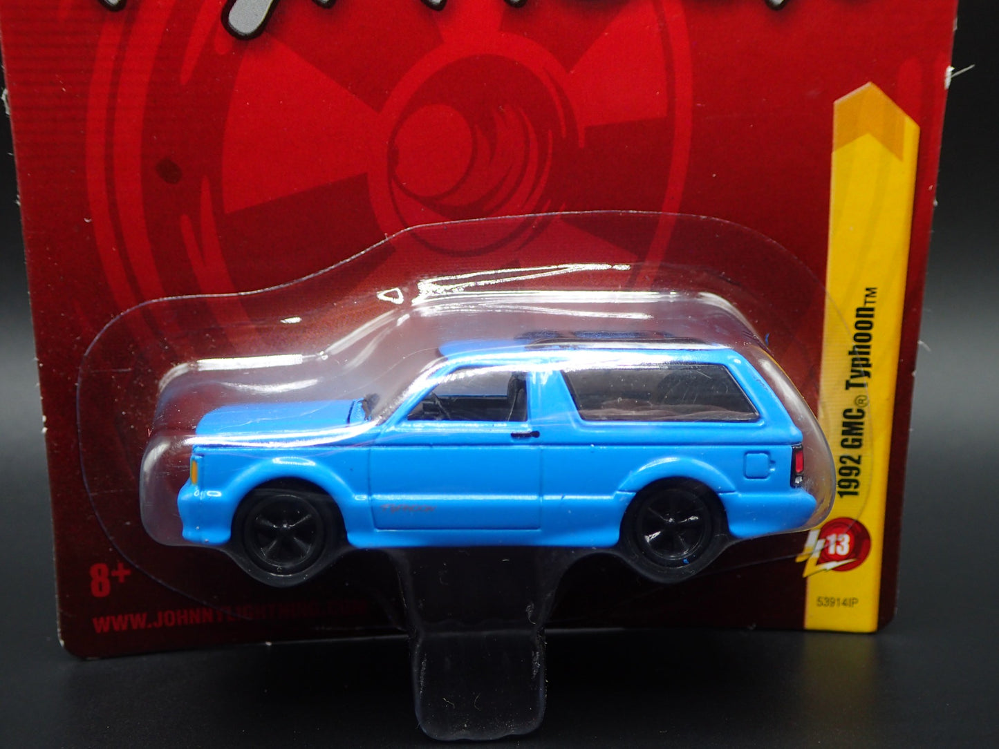 1992 GMC TYPHOON BLUE 2011 JOHNNY LIGHTNING RELEASE 13 SHORT CARD VERY RARE