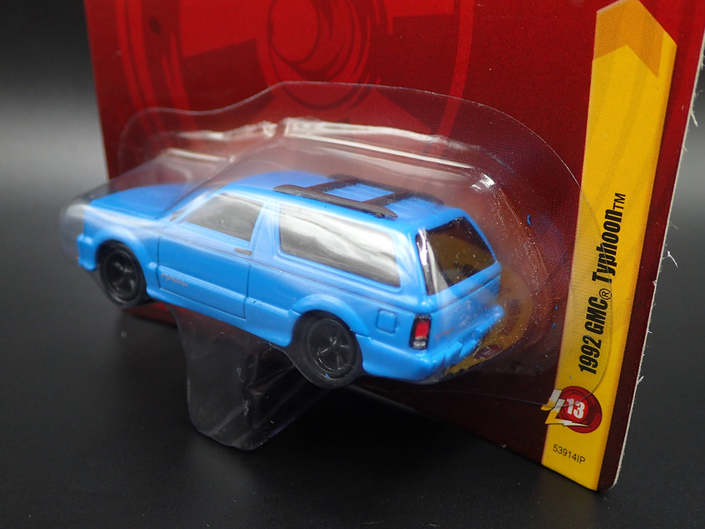 1992 GMC TYPHOON BLUE 2011 JOHNNY LIGHTNING RELEASE 13 SHORT CARD VERY RARE