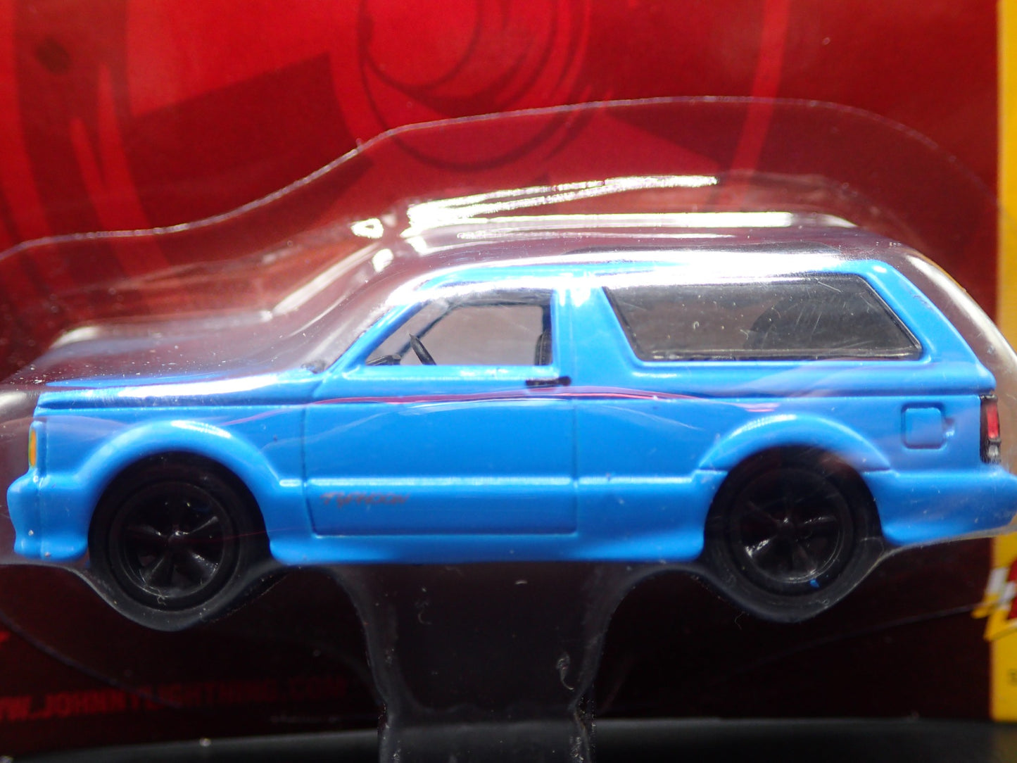 1992 GMC TYPHOON BLUE 2011 JOHNNY LIGHTNING RELEASE 13 SHORT CARD VERY RARE