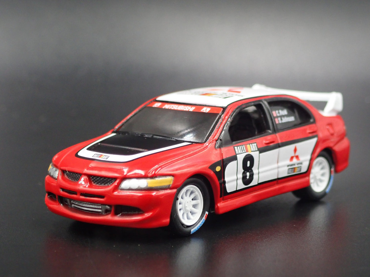 1999-2007 MITSUBISHI LANCER EVOLUTION EVO IV RED 1:64 SCALE DIECAST MODEL CAR