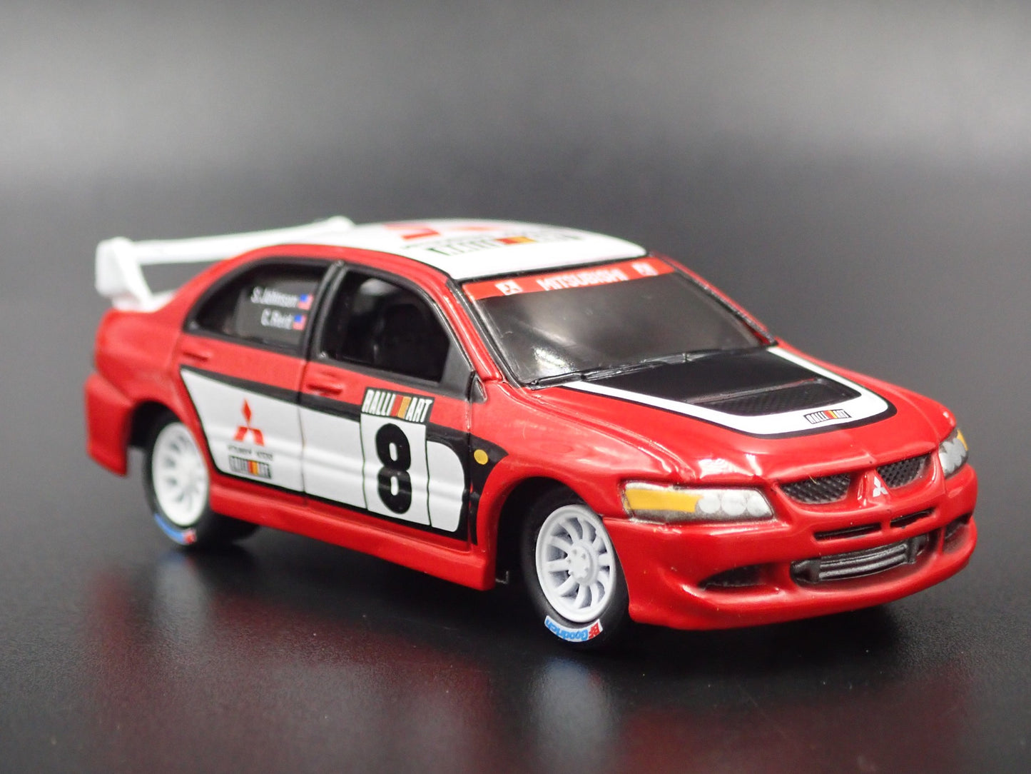 1999-2007 MITSUBISHI LANCER EVOLUTION EVO IV RED 1:64 SCALE DIECAST MODEL CAR