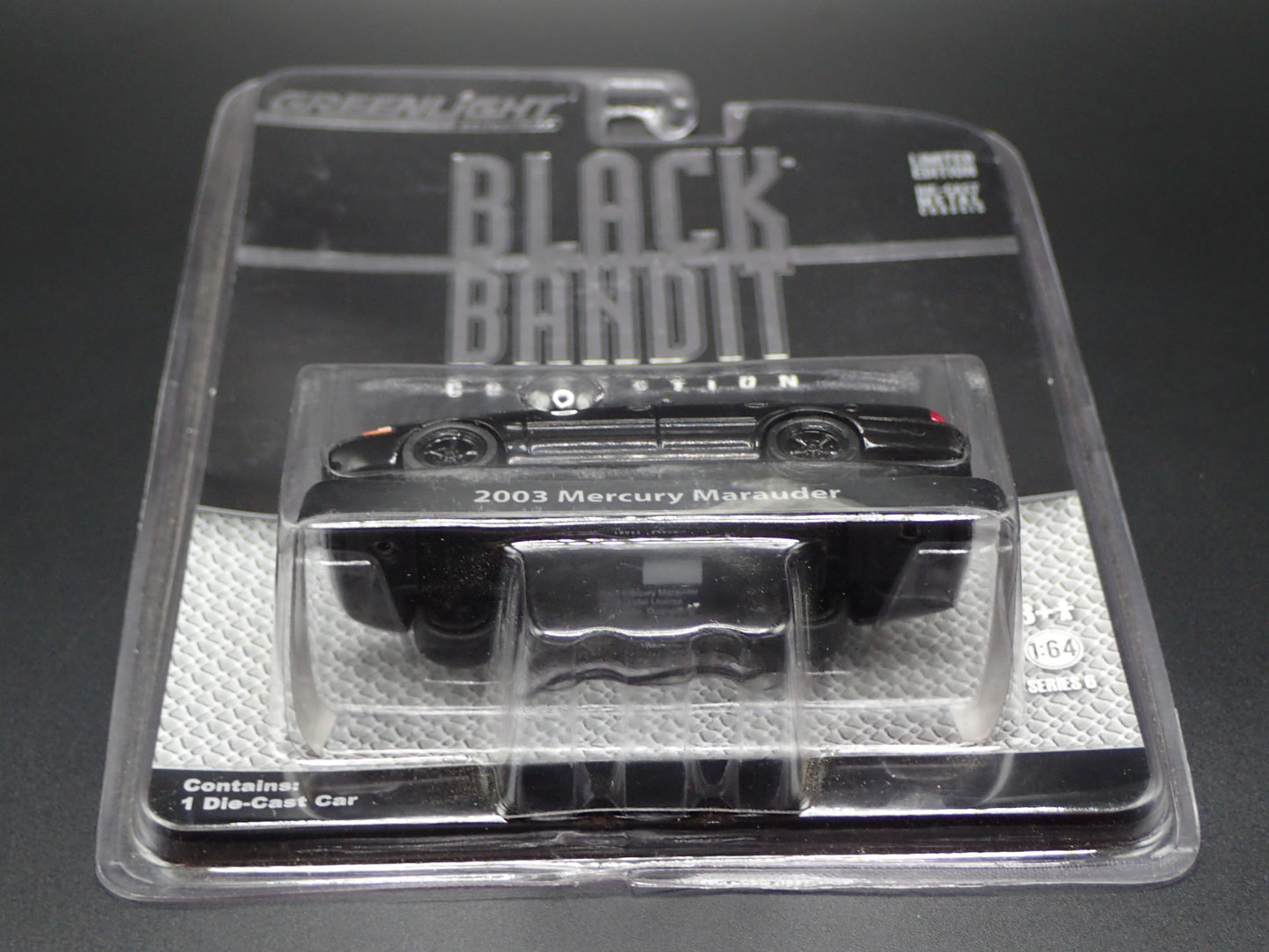 2011 GREENLIGHT BLACK BANDIT 6 2003 MERCURY MARAUDER BLACK 1/64 VERY RARE