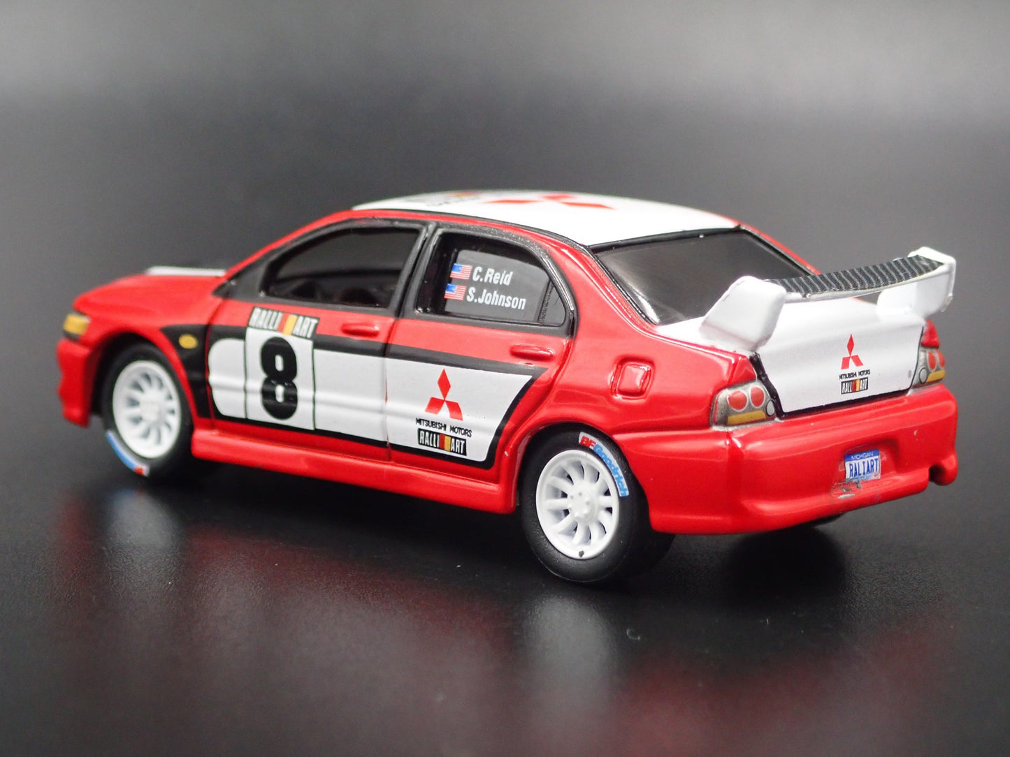 1999-2007 MITSUBISHI LANCER EVOLUTION EVO IV RED 1:64 SCALE DIECAST MODEL CAR