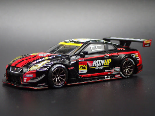 NISSAN GTR R35 NISMO GT3 #360 RUNUP RIVAUX TOMEI 1:64 SCALE DIECAST MODEL CAR