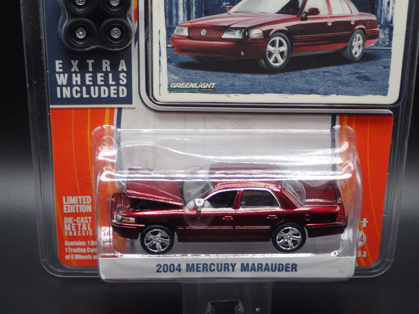 2011 GREENLIGHT GLMUSCLE 3 2004 MERCURY MARAUDER RED METALLIC 1/64 VERY RARE