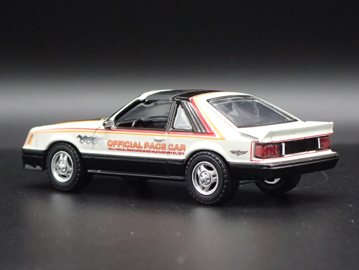 1979 79 FORD MUSTANG PACE CAR INDIANAPOLIS 500 RARE 1:64 SCALE DIECAST MODEL CAR