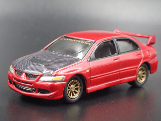 1999-2007 MITSUBISHI LANCER EVOLUTION EVO IV RED 1:64 SCALE DIECAST MODEL CAR