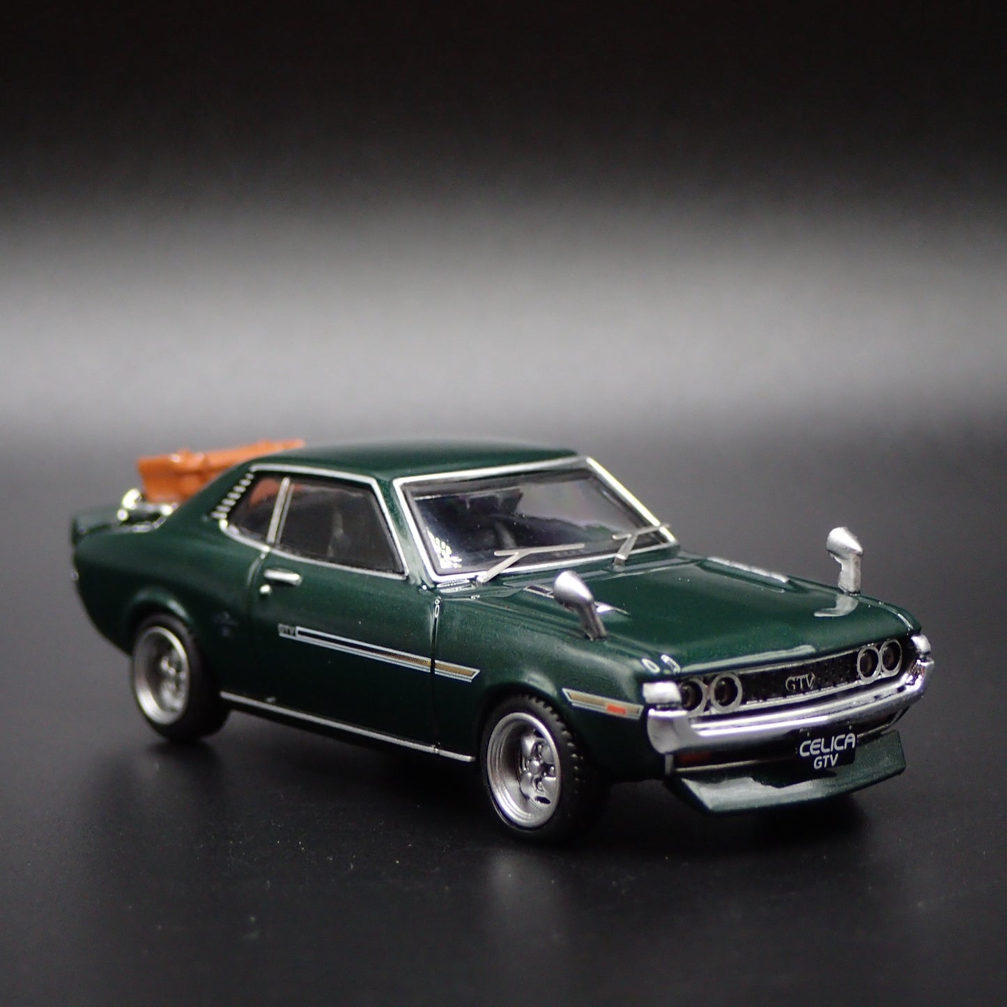 1970 70 TOYOTA CELICA 1600GTV TA22 RARE 1:64 SCALE DIORAMA DIECAST MODEL CAR