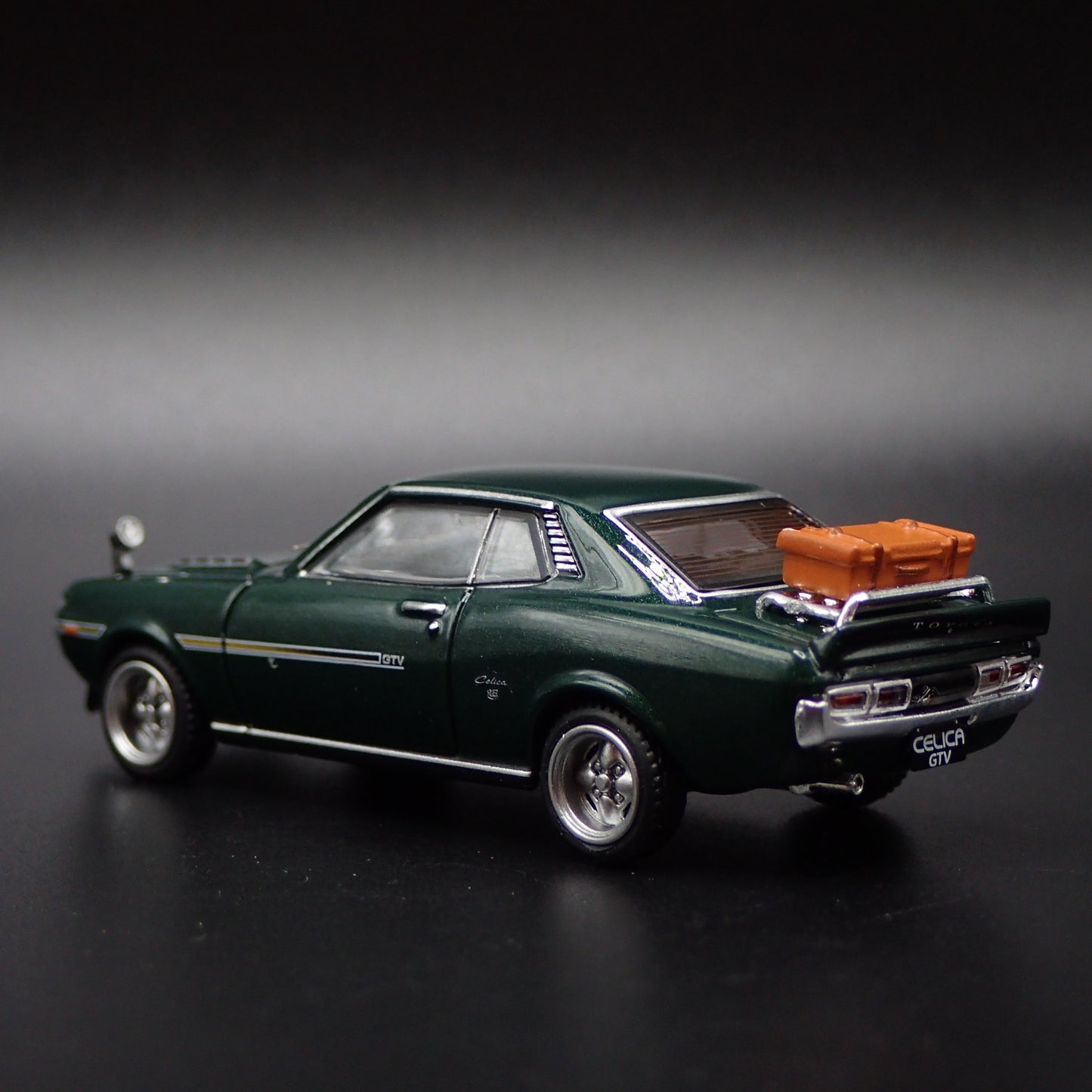 1970 70 TOYOTA CELICA 1600GTV TA22 RARE 1:64 SCALE DIORAMA DIECAST MODEL CAR