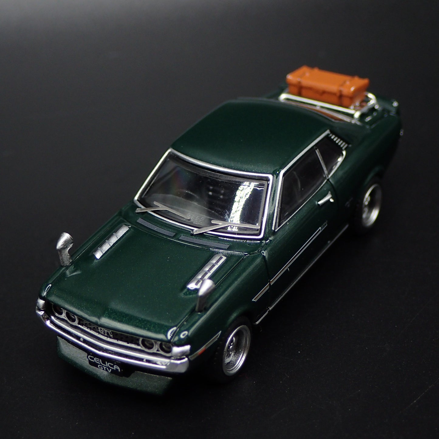 1970 70 TOYOTA CELICA 1600GTV TA22 RARE 1:64 SCALE DIORAMA DIECAST MODEL CAR