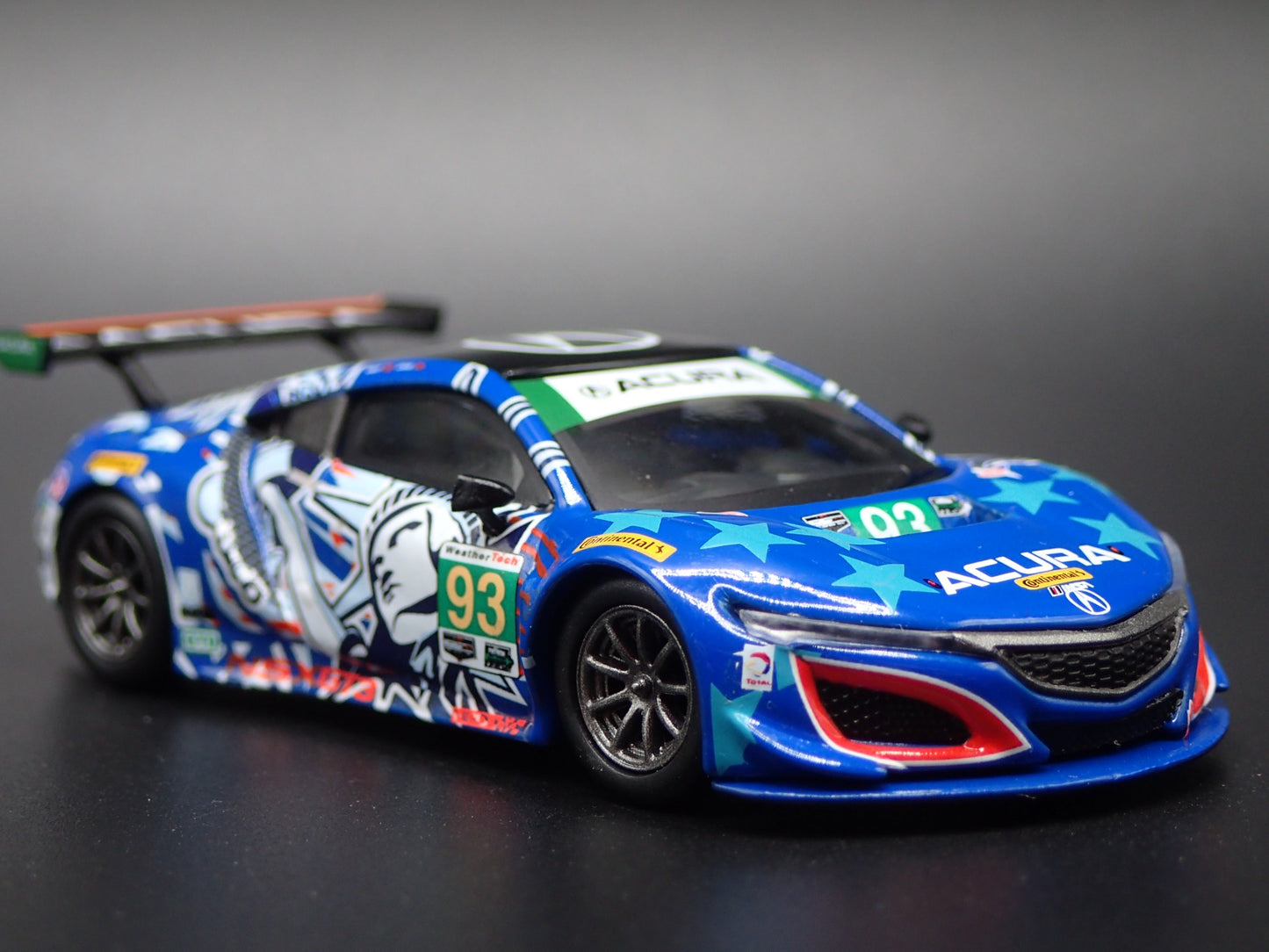 ACURA NSX GT3 #93 2017 IMSA WATKINS GLEN 1:64 SCALE DIORMA DIECAST MODEL CAR