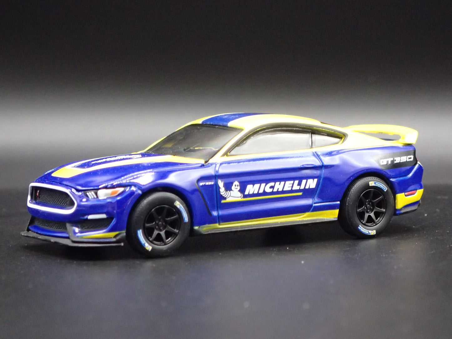 2015-2023 FORD MUSTANG SHELBY GT350R MICHELIN RACING 1/64 DIECAST MODEL CAR