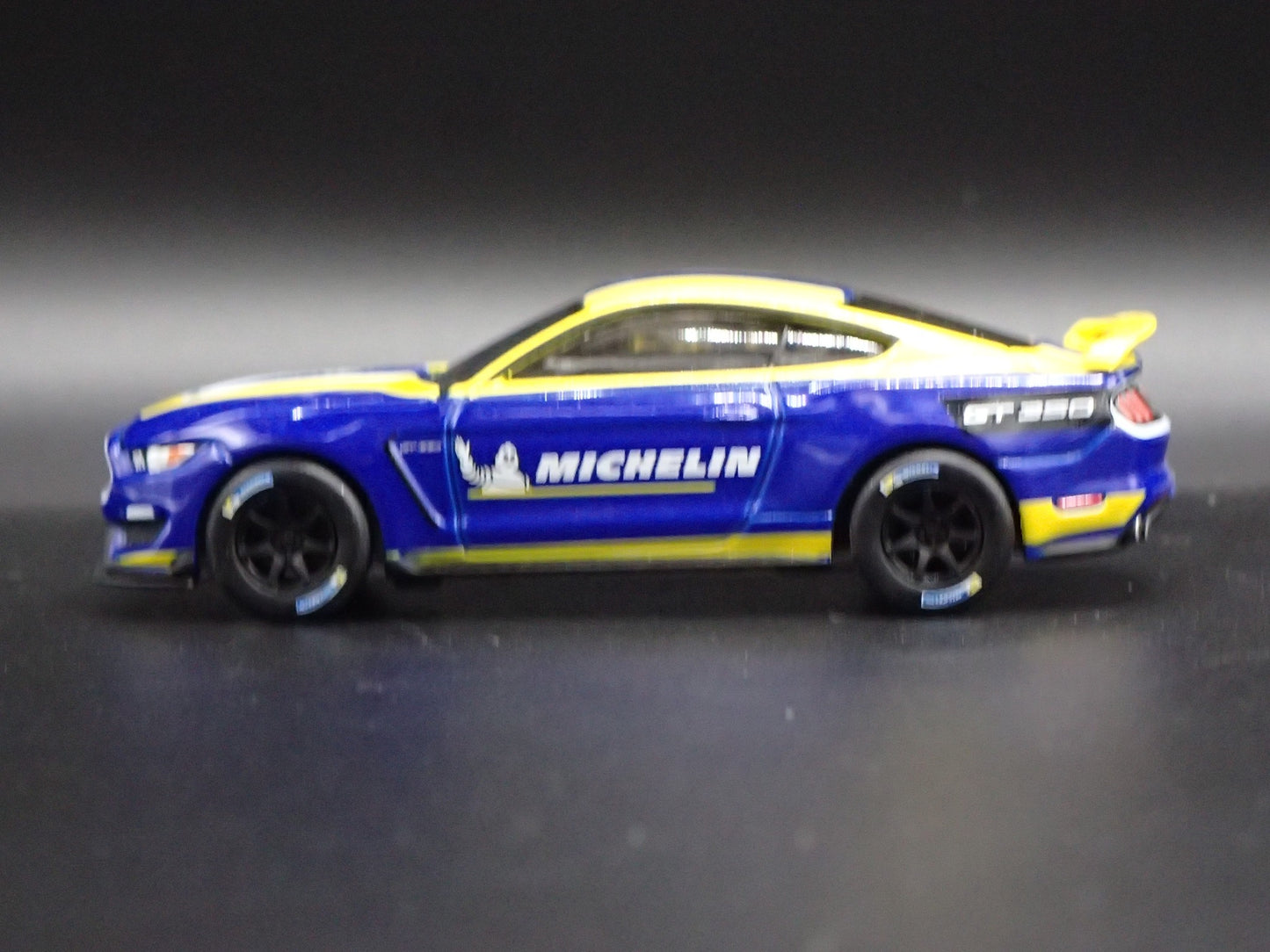2015-2023 FORD MUSTANG SHELBY GT350R MICHELIN RACING 1/64 DIECAST MODEL CAR
