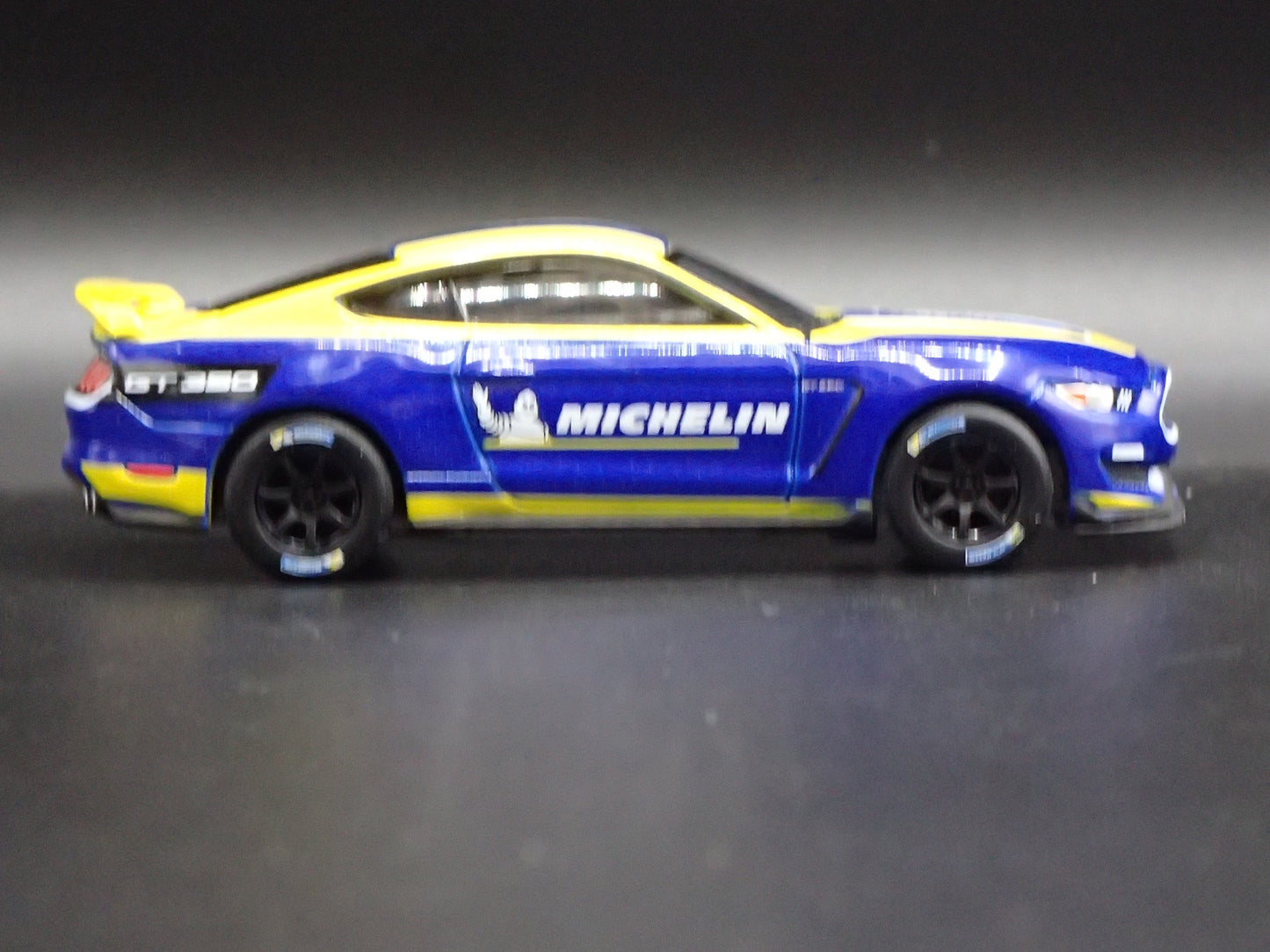 2015-2023 FORD MUSTANG SHELBY GT350R MICHELIN RACING 1/64 DIECAST MODEL CAR
