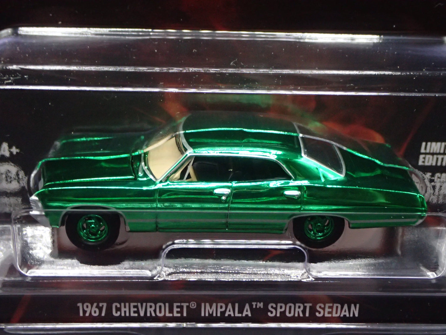 2026 GREENLIGHT SUPERNATURAL 1967 CHEVROLET IMPALA SPORT SEDAN GREEN MACHINE