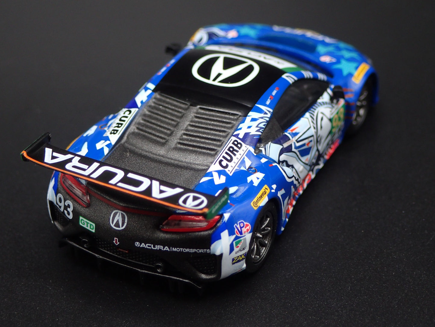 ACURA NSX GT3 #93 2017 IMSA WATKINS GLEN 1:64 SCALE DIORMA DIECAST MODEL CAR