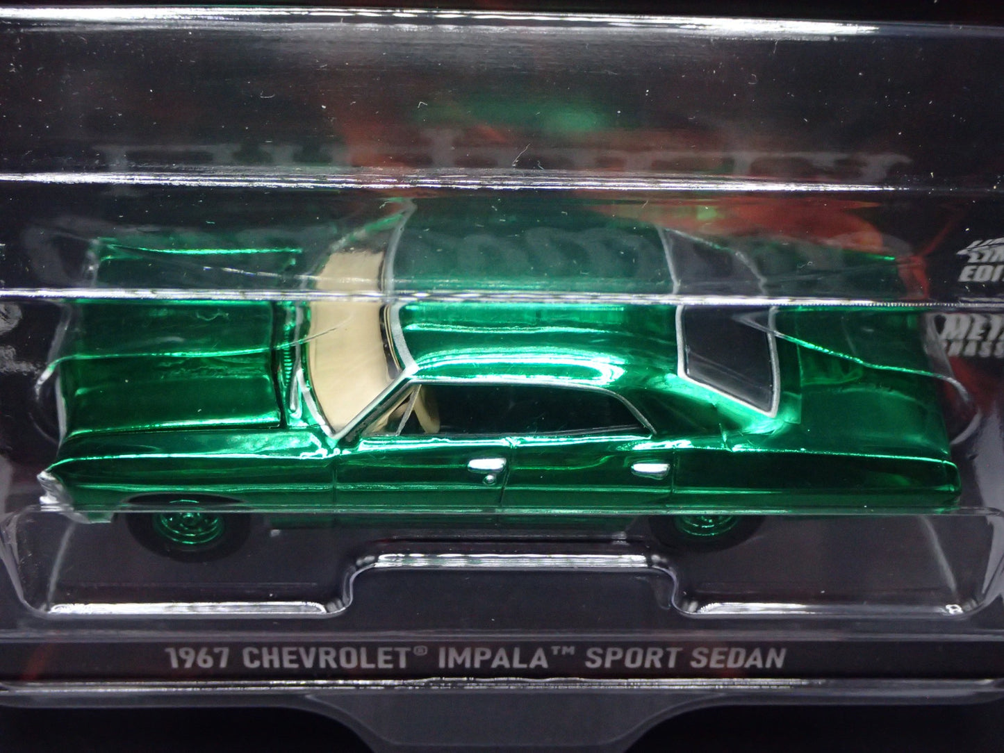 2026 GREENLIGHT SUPERNATURAL 1967 CHEVROLET IMPALA SPORT SEDAN GREEN MACHINE