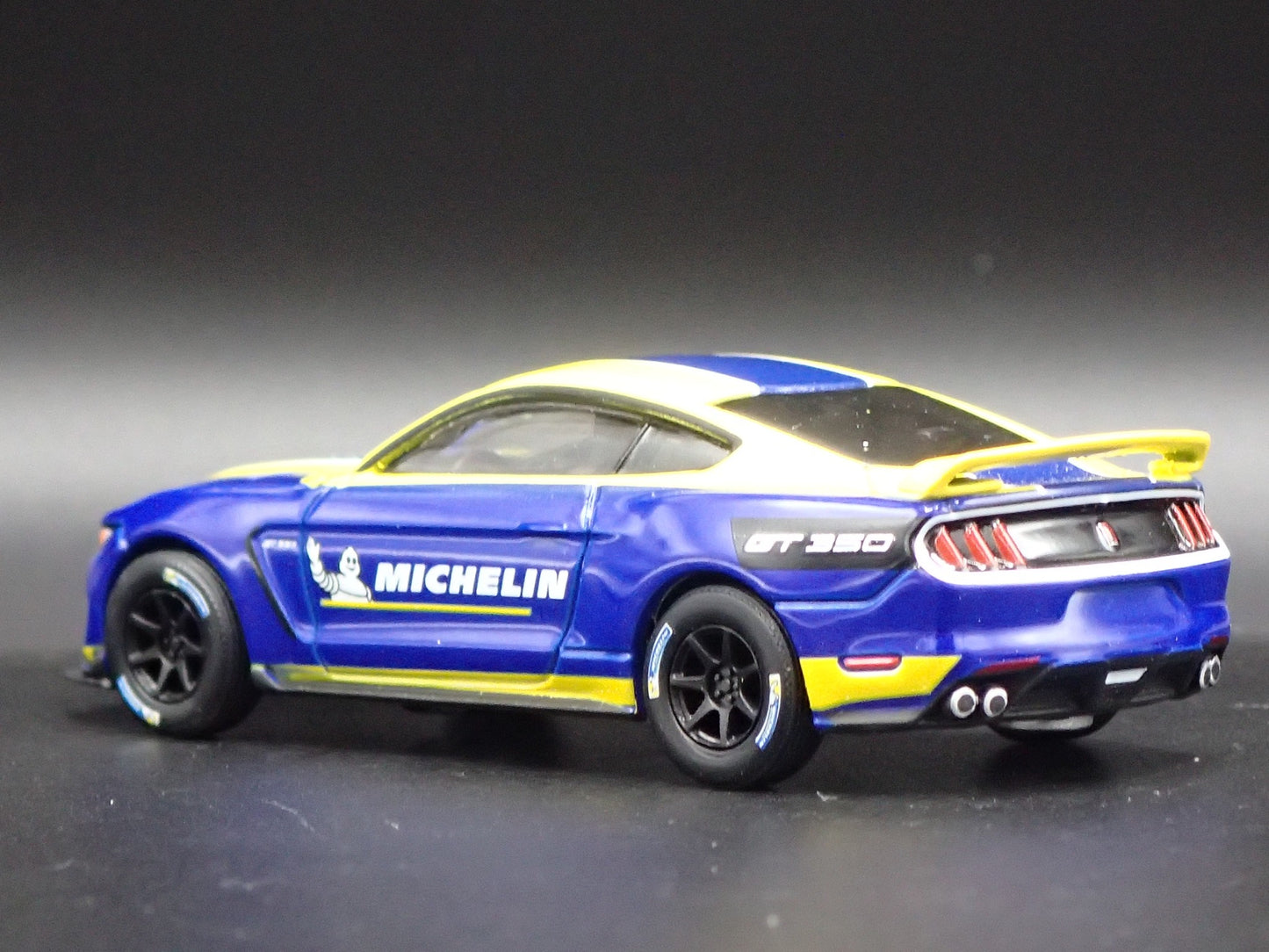 2015-2023 FORD MUSTANG SHELBY GT350R MICHELIN RACING 1/64 DIECAST MODEL CAR