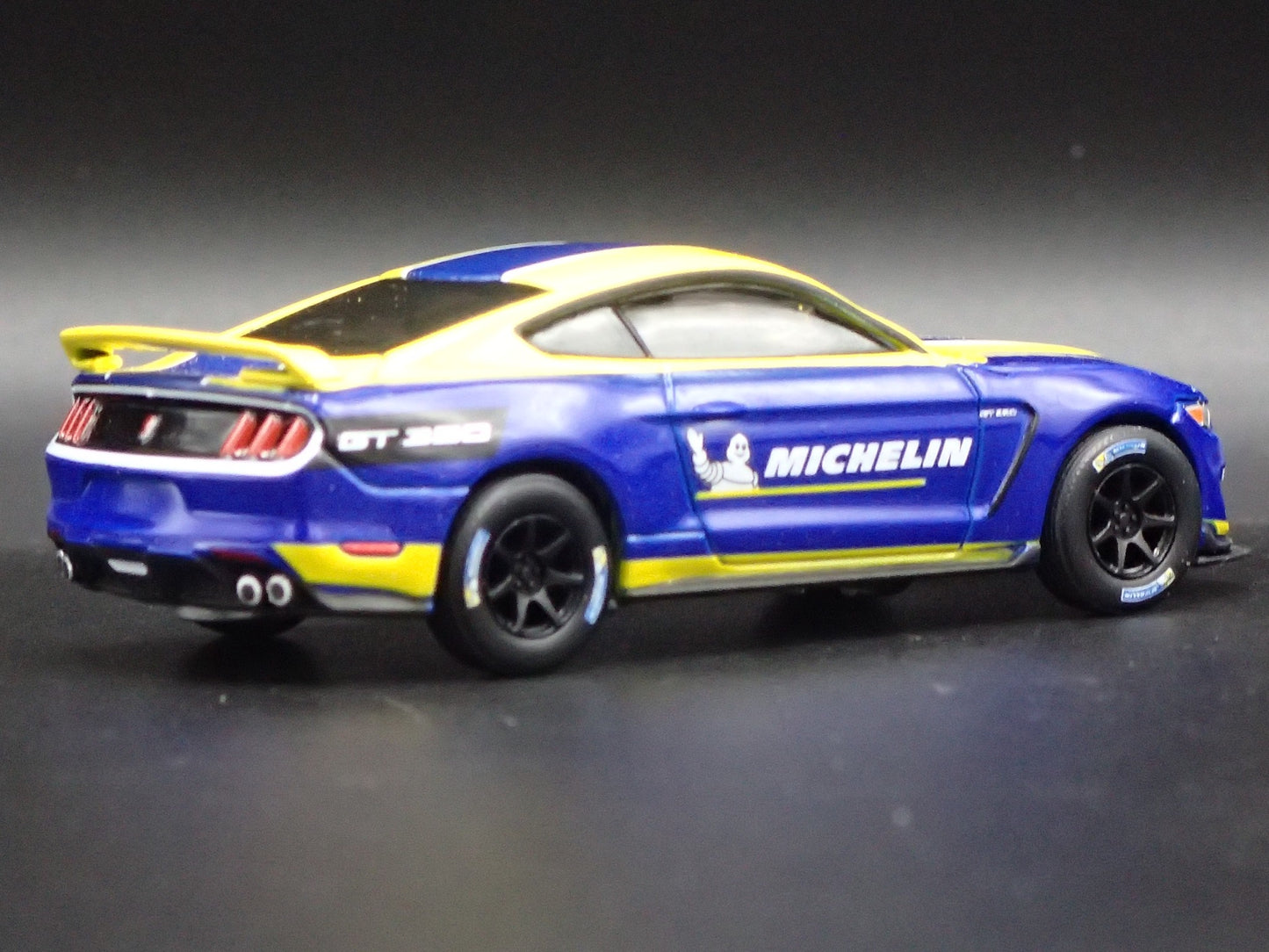 2015-2023 FORD MUSTANG SHELBY GT350R MICHELIN RACING 1/64 DIECAST MODEL CAR