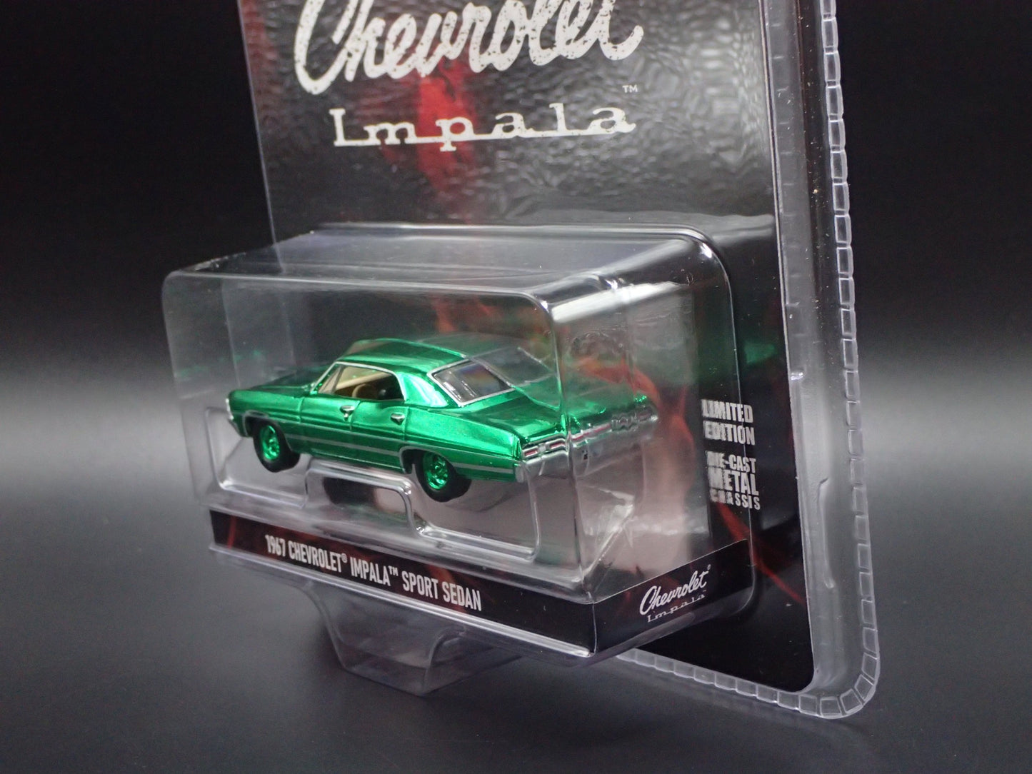 2026 GREENLIGHT SUPERNATURAL 1967 CHEVROLET IMPALA SPORT SEDAN GREEN MACHINE