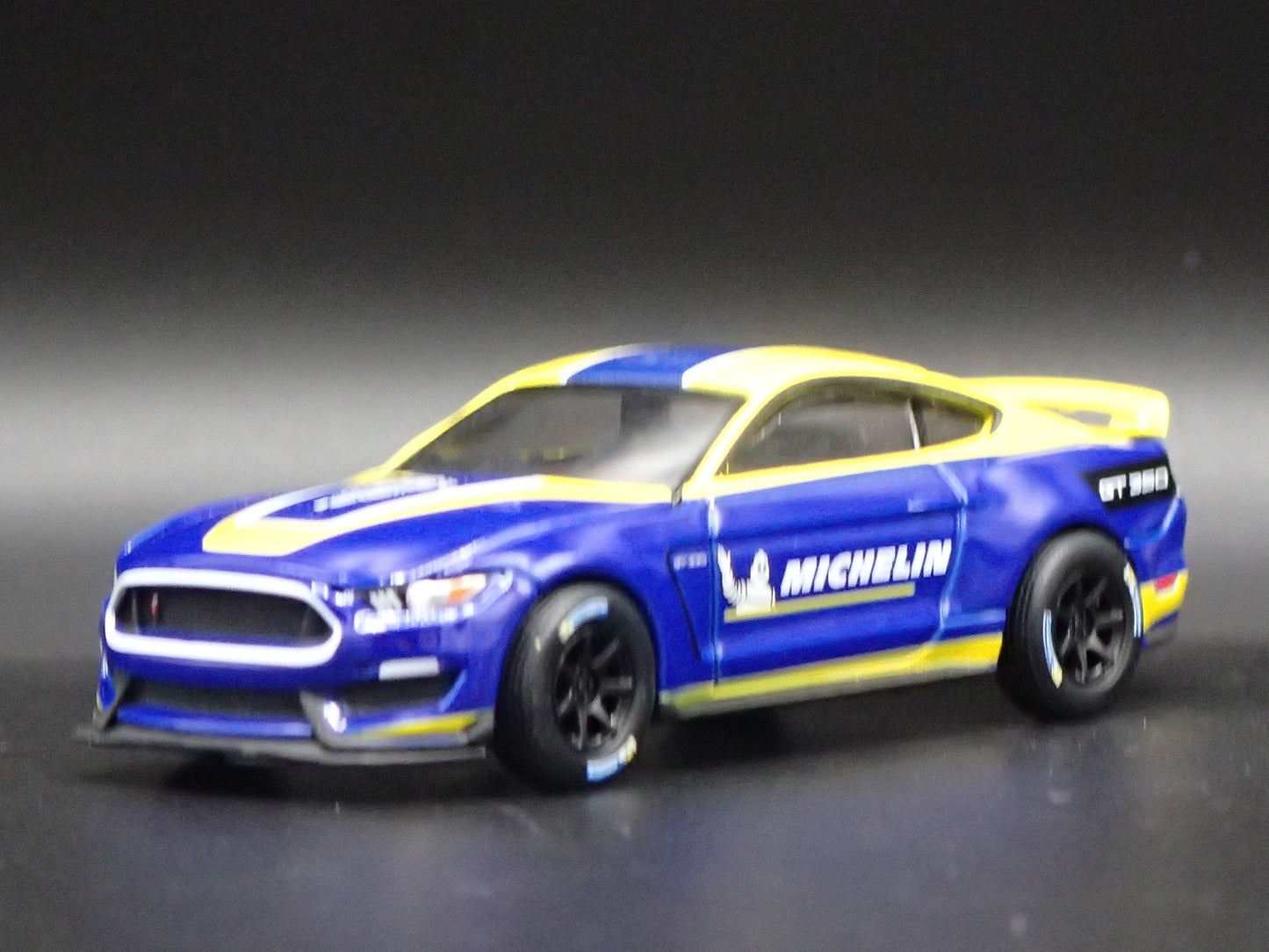 2015-2023 FORD MUSTANG SHELBY GT350R MICHELIN RACING 1/64 DIECAST MODEL CAR