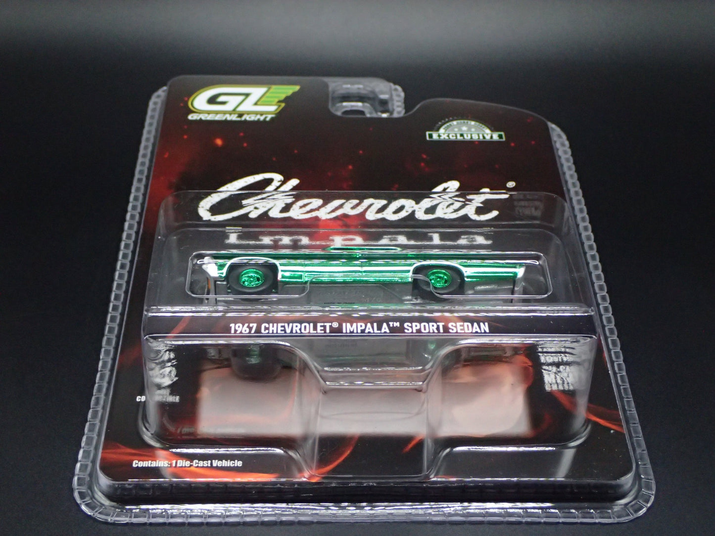 2026 GREENLIGHT SUPERNATURAL 1967 CHEVROLET IMPALA SPORT SEDAN GREEN MACHINE