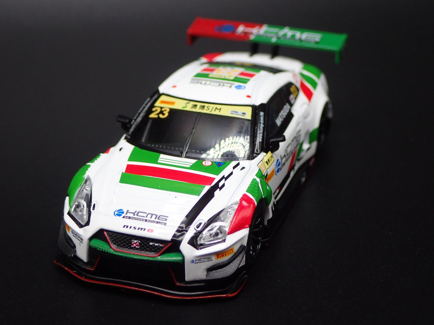 NISSAN GTR R35 NISMO  GT3 23 KCMG FIA GT WORLD CUP 1:64 SCALE DIECAST MODEL CAR