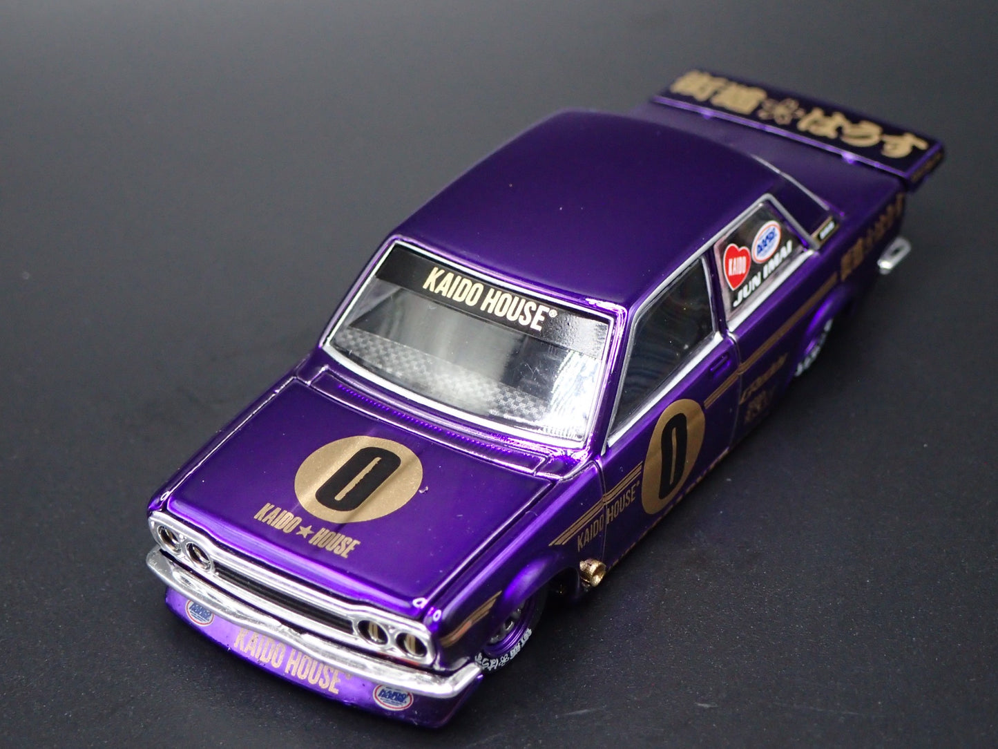 1967-1972 DATSUN 510 PRO STREET KAIDO HOUSE PURPLE 1:64 SCALE DIECAST MODEL CAR