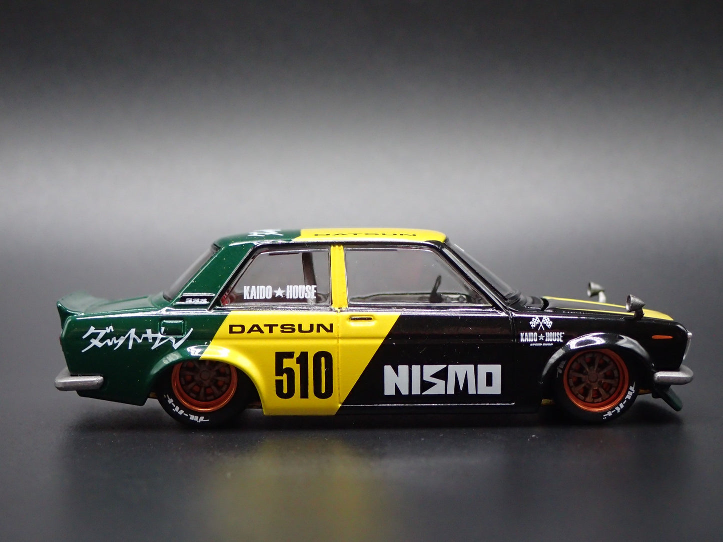 1967-1972 DATSUN 510 PRO STREET KAIDO HOUSE NISMO 1:64 SCALE DIECAST MODEL CAR