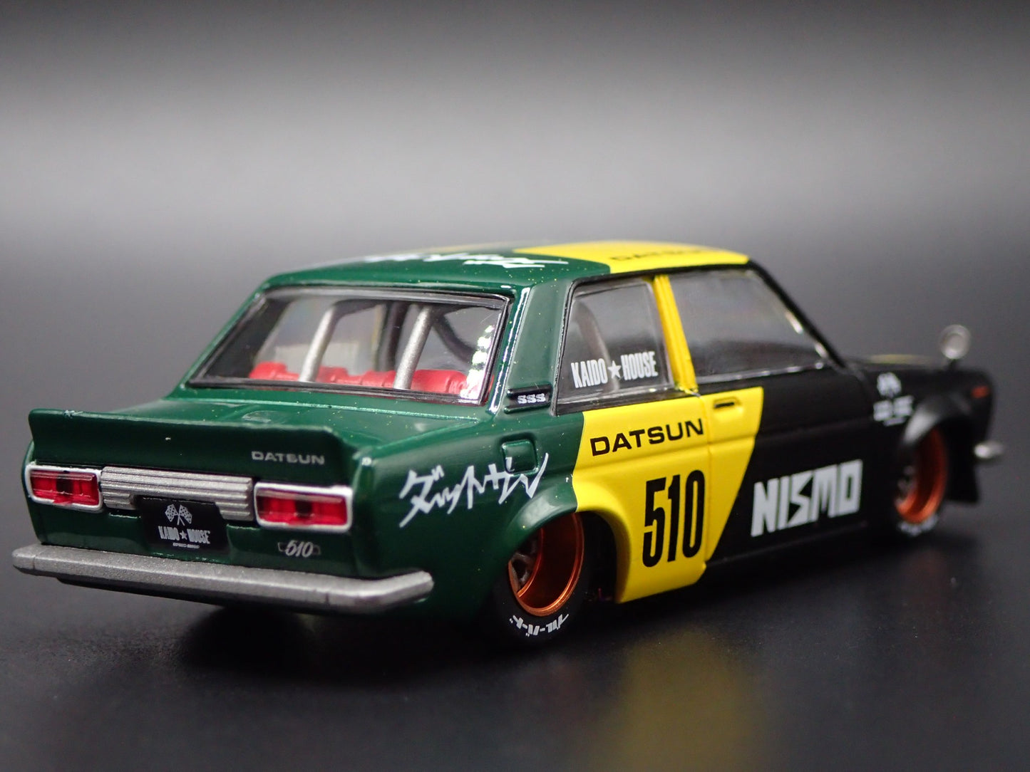 1967-1972 DATSUN 510 PRO STREET KAIDO HOUSE NISMO 1:64 SCALE DIECAST MODEL CAR