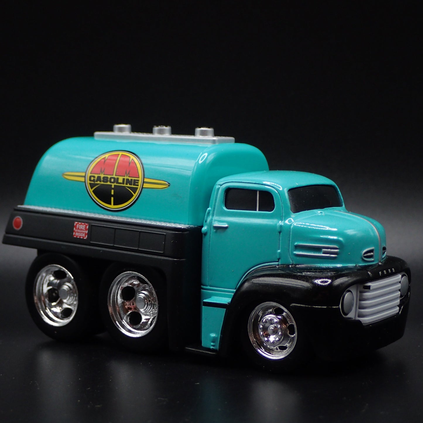 1950 50 FORD COE FUEL TANKER TRUCK TEAL 1:64 SCALE COLLECTIBLE DIECAST MODEL CAR