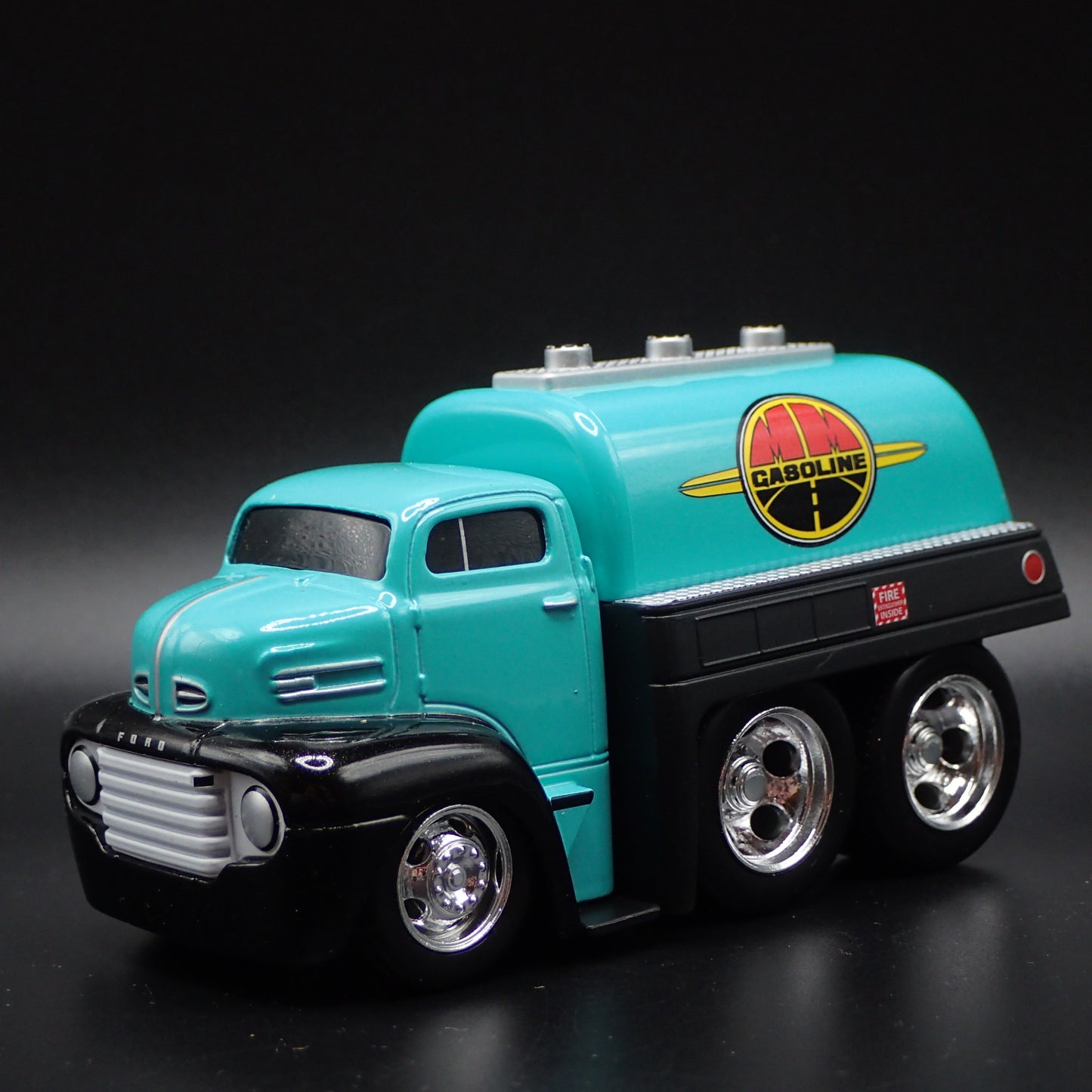 1950 50 FORD COE FUEL TANKER TRUCK TEAL 1:64 SCALE COLLECTIBLE DIECAST MODEL CAR