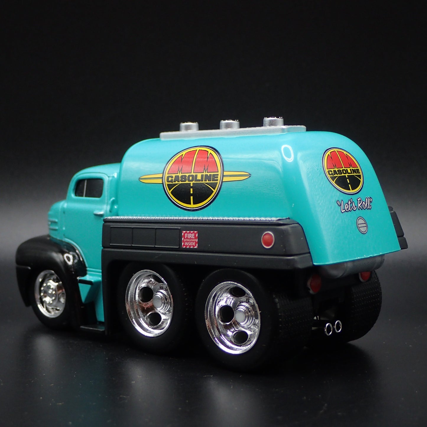 1950 50 FORD COE FUEL TANKER TRUCK TEAL 1:64 SCALE COLLECTIBLE DIECAST MODEL CAR