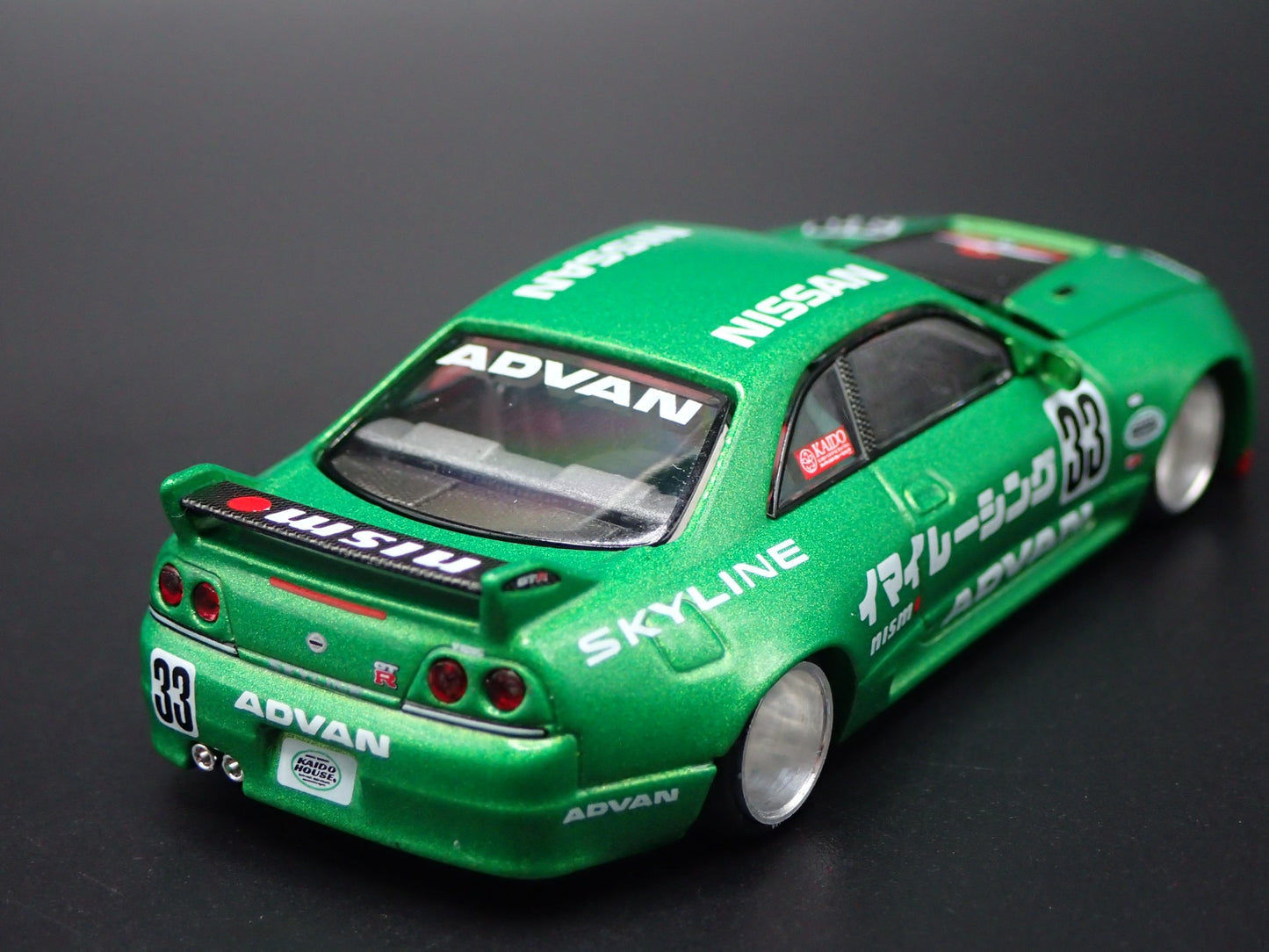 1993-1998 NISSAN SKYLINE GTR R33 IMAI 1 KAIDO HOUSE 1:64 SCALE DIECAST MODEL CAR