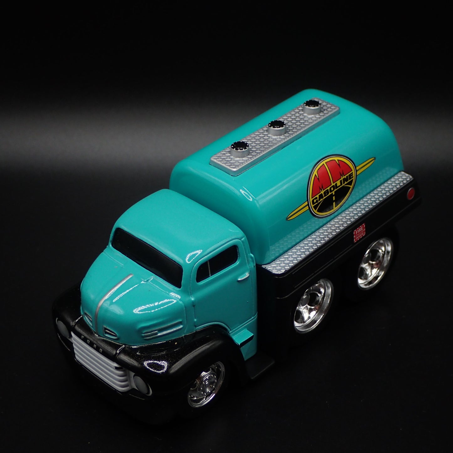 1950 50 FORD COE FUEL TANKER TRUCK TEAL 1:64 SCALE COLLECTIBLE DIECAST MODEL CAR