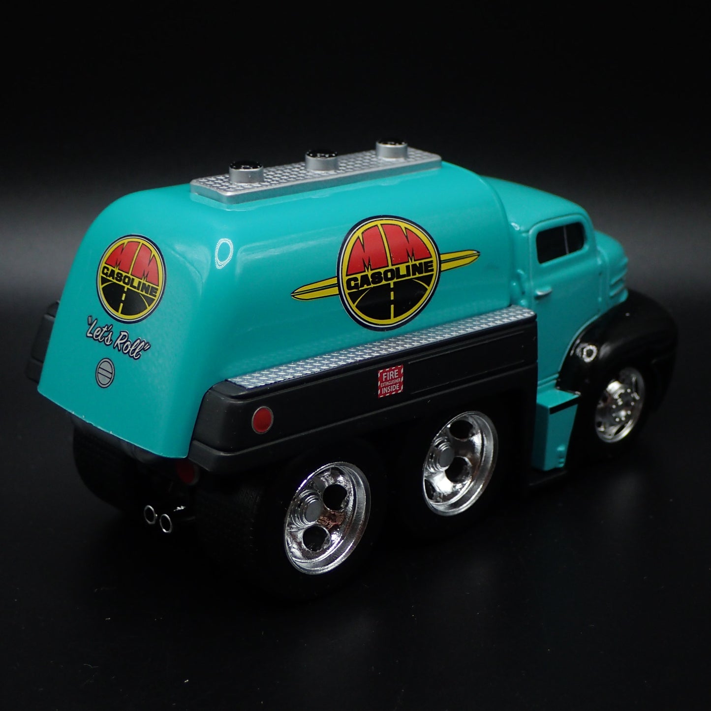 1950 50 FORD COE FUEL TANKER TRUCK TEAL 1:64 SCALE COLLECTIBLE DIECAST MODEL CAR