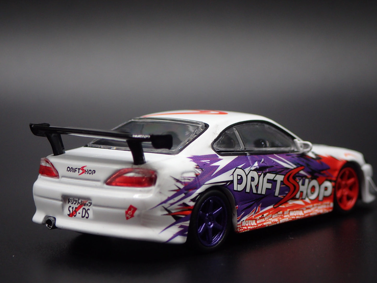 1999-2002 NISSAN SILVIA S15 VERTEX DRIFT SHOP 1:64 SCALE DIECAST MODEL CAR
