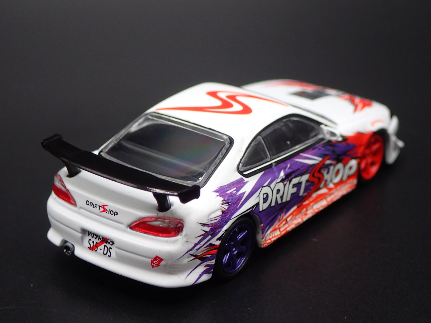 1999-2002 NISSAN SILVIA S15 VERTEX DRIFT SHOP 1:64 SCALE DIECAST MODEL CAR