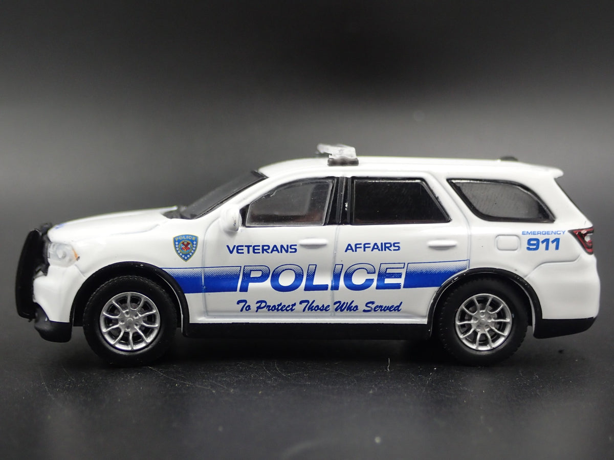 2018 18 DODGE DURANGO USA VETERANS AFFAIRS POLICE 1:64 SCALE DIECAST MODEL CAR-Burning Rubber Toy Company