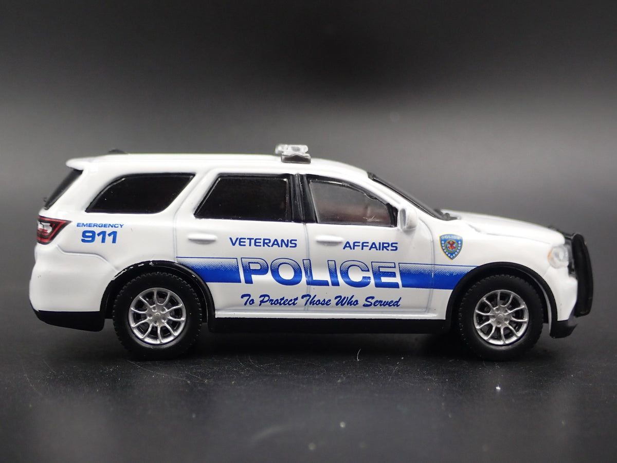 2018 18 DODGE DURANGO USA VETERANS AFFAIRS POLICE 1:64 SCALE DIECAST MODEL CAR-Burning Rubber Toy Company