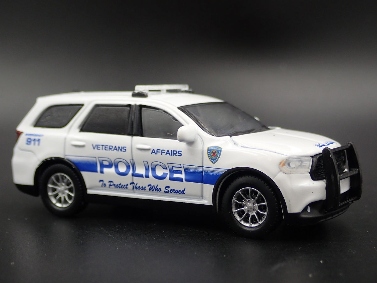 2018 18 DODGE DURANGO USA VETERANS AFFAIRS POLICE 1:64 SCALE DIECAST MODEL CAR-Burning Rubber Toy Company