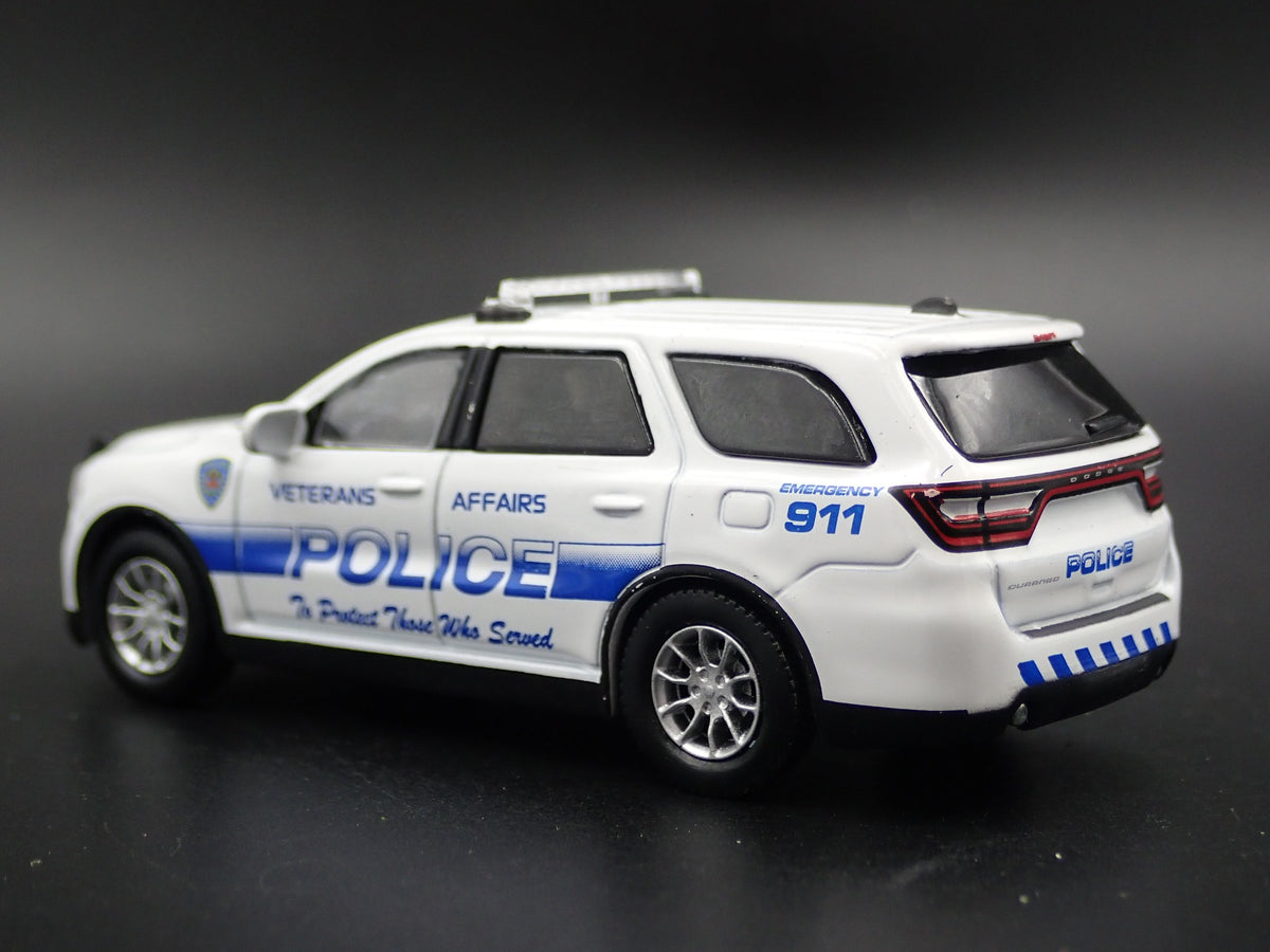2018 18 DODGE DURANGO USA VETERANS AFFAIRS POLICE 1:64 SCALE DIECAST MODEL CAR-Burning Rubber Toy Company