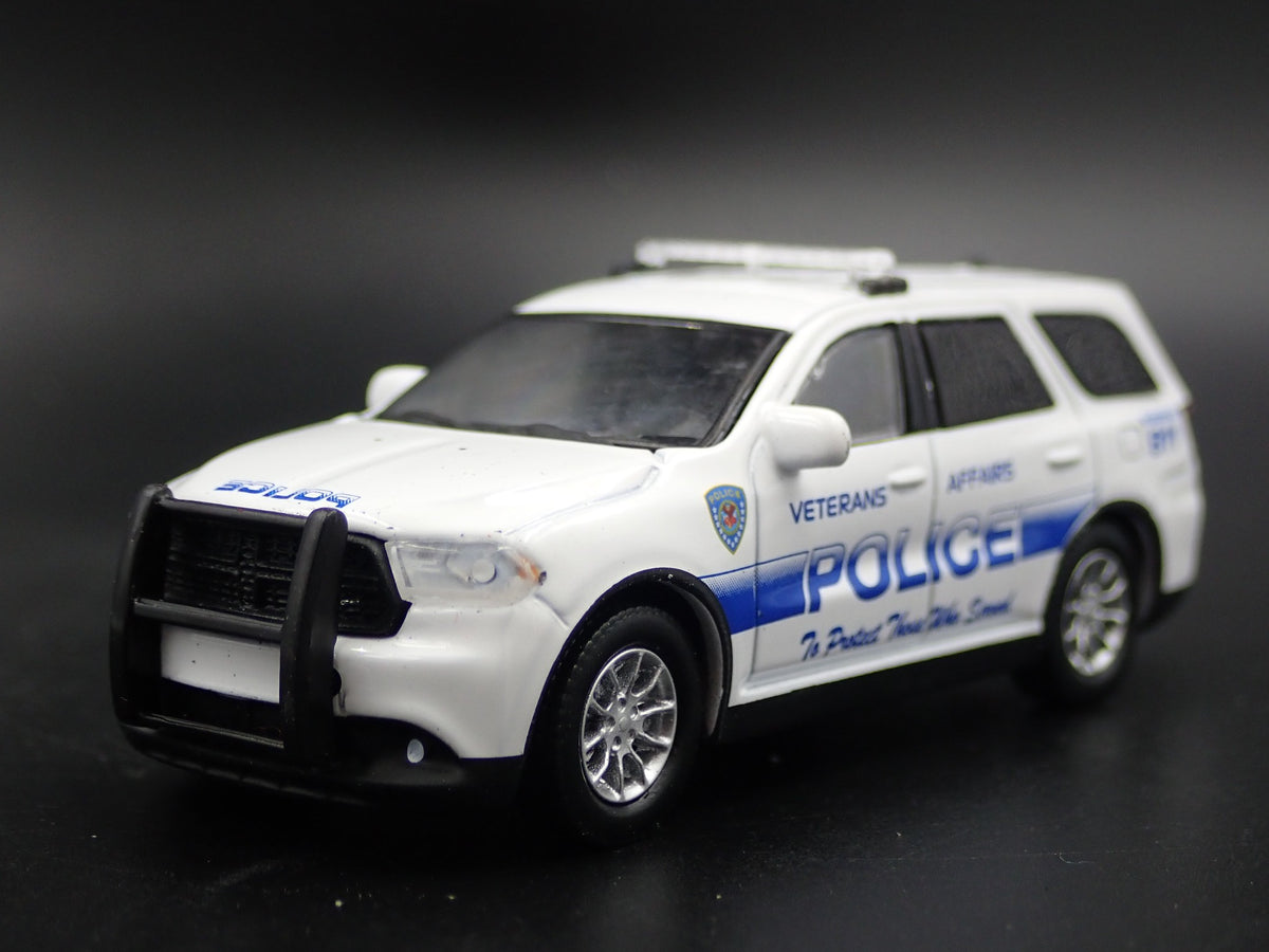 2018 18 DODGE DURANGO USA VETERANS AFFAIRS POLICE 1:64 SCALE DIECAST MODEL CAR-Burning Rubber Toy Company