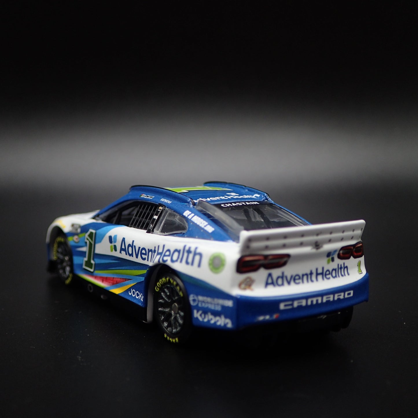 2023 23 CHEVY CAMARO ZL1 #1 ROSS CHASTAIN ADVENT NASCAR 1:64 DIECAST MODEL CAR
