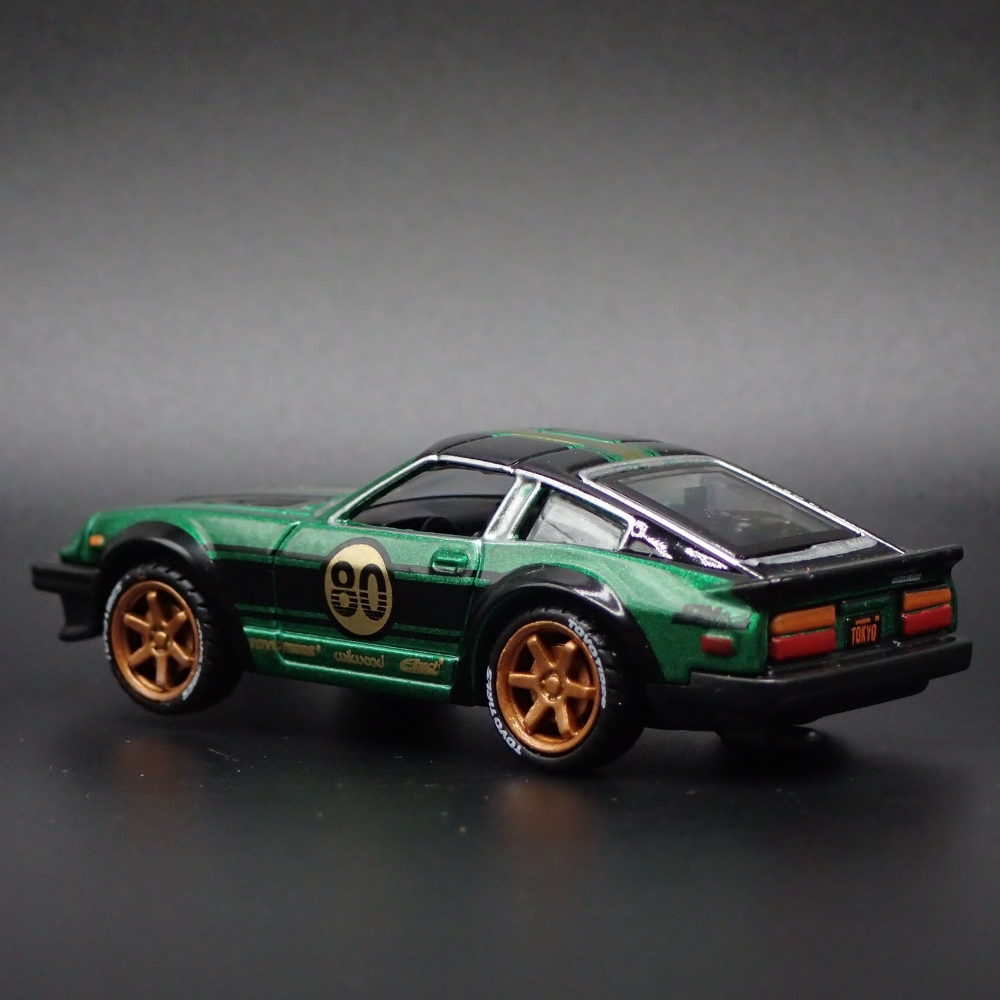 1980 80 DATSUN 280ZX s130 GREEN 1:64 SCALE COLLECTIBLE DIORAMA DIECAST MODEL CAR