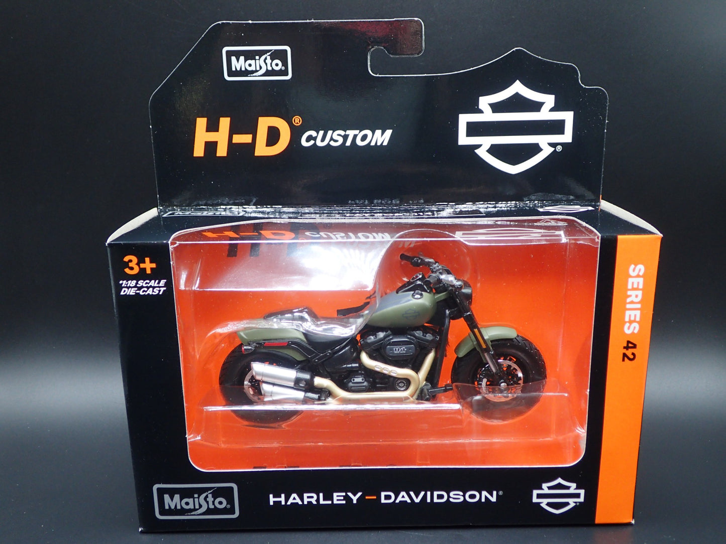 FAT BOB 114 HARLEY DAVIDSON MOTORCYCLE MAISTO SERIES 42 1/18 DIECAST MODEL BIKE