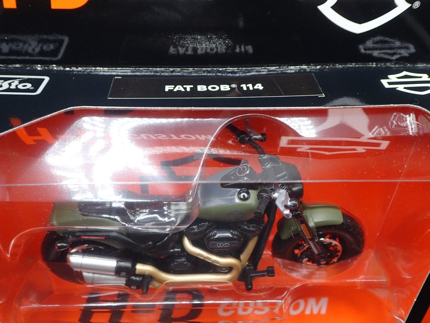 FAT BOB 114 HARLEY DAVIDSON MOTORCYCLE MAISTO SERIES 42 1/18 DIECAST MODEL BIKE